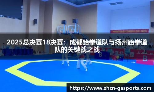 2025总决赛18决赛：成都跆拳道队与扬州跆拳道队的关键战之战